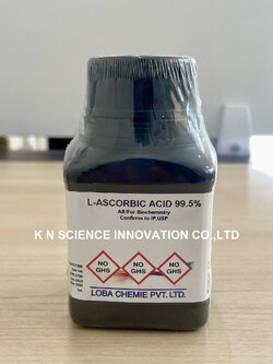 L-Ascorbic acid, AR, For biochemistry, >99.5% (Vitamin C) ,500 g , Loba 0155000500