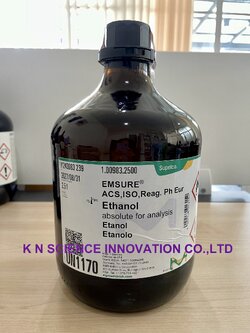 Ethanol absolute, 2.5 ลิตร, ยี่ห้อ Merck / Germany 100983
