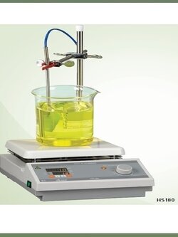 Hot plate & Stirrer ,180 x 180 mm, 380 °c, 1500 rpm ,model : MS-HS180, ยี่ห้อ MTOPS/KOREA MS-HS180