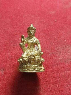 รูปหล่อจตุคามรามเทพ รุ่นราชามหาเศรษฐีบารมีพระธาตุ อุดกริ่งตอกโค๊ต นครศรีธรรมราช(SKU-01619)