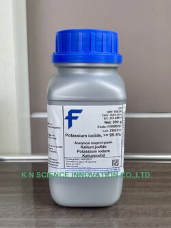 Potassium iodide 99.9+% ,7681-11-0 ,(dried) CertiFied, AR, 500 g, Fisher Chemical™ P/5880/53