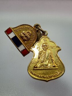 เหรียญ หลวงพ่อแป้น วัดบ้านไร่ หลังพระนาคปรก สิงห์บุรี(SKU-00391)