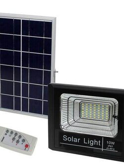 MJ techโคมไฟlสปอตไลท์ LEDโซล่าร์เซลล์ 10W รุ่น JD 8810