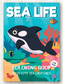 สมุดระบายสีสัตว์โลกใต้น้ำ Sealife Animals Coloring Book