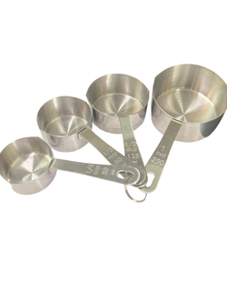 MC-2 ถ้วยตวง 1ชุด มี 4ขนาด ด้ามแบน