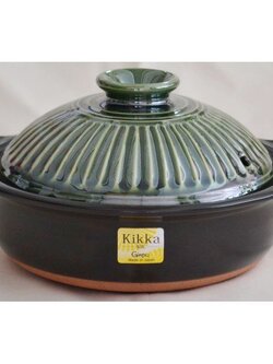 197-0911 Kikka 9 go หม้อเคลือบดินเผา(GINPO) ขนาดบรรจุ 2.7 ลิตร