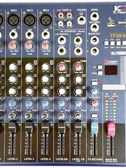 K.POWER 8 CHANNEL MIXER