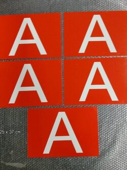 ป้ายอลูมิเนียม หนา 1.2mm ติดสติ๊กเกอร์สะท้อนแสง ชนิด Engineering grade ขนาดป้าย 25 x 37 cm