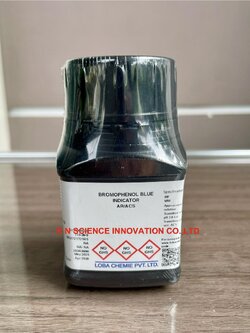 Bromophenol blue, indicator pH 2.8-4.6, AR 115-39-9 25 g , Loba 0231000025
