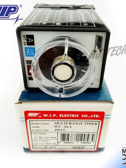 WIP STAR-DELTA TIMER Input 220 VAC 50/60Hz. รุ่น WT-34A