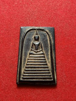 พระสมเด็จไม้งิ้วดำเก่า ไม่ทราบที่ (SKU-09834)