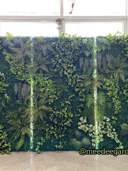 สวนแนวตั้งเทียม Green Wall ผนังต้นไม้เทียม Plant wall สวนแขวนเพดานต้นไม้ปลอม