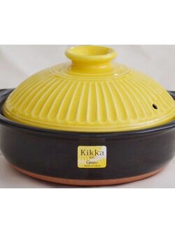 192-0911 Kikka 9 go หม้อเคลือบดินเผา(GINPO) ขนาดบรรจุ 2.7 ลิตร