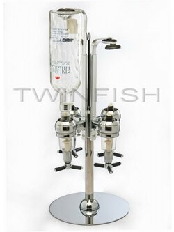 PGG-4 ที่คว่ำขวดเหล้าพร้อมที่รินเหล้า 4 หัว