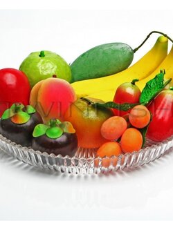 ADPW1-13 จานโชว์อาหารอคิลิคใส 13 นิ้ว