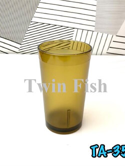 TA-350 ถ้วยพลาสติกสีเหลืองอำพัน ความจุ 350 มล.