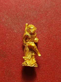 รูปหล่อเทพเจ้าเห้งเจีย ครูบาชุ่ม โพธิโก วัดวังมุย จ.ลำพูน (SKU-12265)