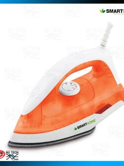 Smart Home เตารีดแห้ง เคลือบเทฟลอน ขนาด 1000W รุ่น SDIR-009 สีส้ม