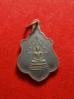 เหรียญพระนาคปรก วัดกษัตราธิราช สร้างปีพุทธศักราช 2517 หลวงปู่เทียม จ.อยุธยา ปลุกเสก (SKU-05445)