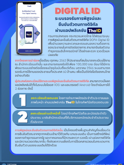 การจองทะเบียนรูปแบบใหม่ ระบบ ThaID