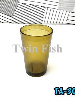 TA-300 ถ้วยพลาสติกสีเหลืองอำพัน ความจุ 300 มล.