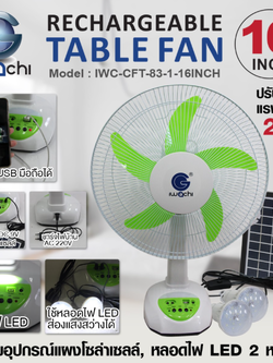 IWACHI พัดลมตั้งโต๊ะ 2 ระบบ (16 นิ้ว) IWC-CFT-83-1-16INCH