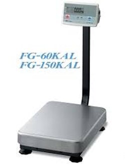 เครื่องชั่งดิจิตอล แบบวางพื้น Digital Bench Scale รุ่น FG-150KAL (150Kg x 20g) ,ยี่ห้อ AND ,ยี่ห้อ AND/Japan FG-150KAL