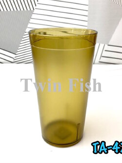 TA-470 ถ้วยพลาสติกสีเหลืองอำพัน ความจุ 470 มล.
