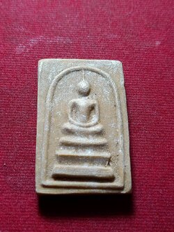 สมเด็จหลังรูปเหมือน หลวงพ่อจวน วัดหนองสุ่ม จ.สิงห์บุรี (SKU-11689)