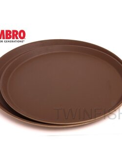 NST-014CAMBRO ถาดเสิร์ฟกันลื่นชนิดตกไม่แตก แบบกลม 14 นิ้ว