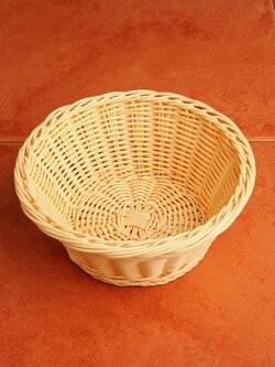 PBB-41 ตะกร้าพลาสติกสาน แบบกลม