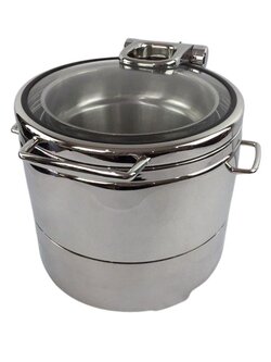 CD-111 อ่างอุ่นอาหารสเตนเลส แบบหม้อซุป ความจุ 10 ลิตร