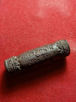 ตะกรุดแร่เหล็กน้ำพี้ ปี51 หลวงปู่ขุ้ย วัดซับตะเคียน จ.เพชรบูรณ์ 4.5 ซม. (SKU-03743)