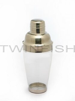 ASSK-300 ขวดผสมคอกเทลสเตนเลสและอคิลิคใส 300 มล.