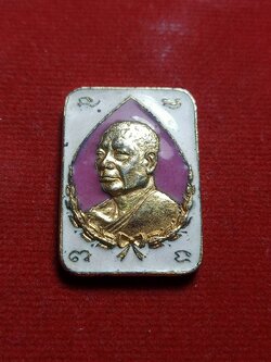 เหรียญลงยา อาจารย์วัน วัดถ้ำอภัยดำรงธรรม จ.สกลนคร ปี 2521 (SKU-05569)