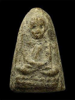 พระผงหลวงปู่ทวด หลวงตาพัน วัดใหม่อมตรส บางขุนพรหม กทม. (SKU-05666)