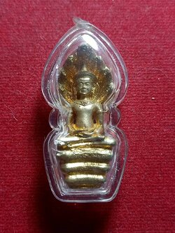 พระนาคปรกหลวงปู่หลวง กตปุญโญ วัดศีรีสุบรรพต จ.ลำปาง ปี 2544 (SKU-05778)