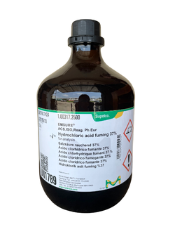 100317.2500 Hydrochloric Acid Fuming 37%, for analysis 2.5 L Merck