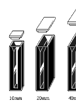 Semi-micro cuvette, Quartz, 10 mm pathlength, 1.4 ml , Black wall,ยี่ห้อ Starna Scientific/UK (2 pcs/pack) STA-2-9/B/Q/10