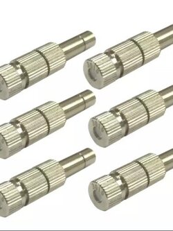 หัวพ่น หัวพ่นหมอก หัวพ่นหมอกแรงดันต่ำ รุ่น 1510 แบบก้านเสียบ มีไส้กรองกลาง ขนาด 0.15mm 6 หัว