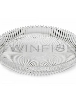 ADPW1-12 จานโชว์อาหารอคิลิคใส 12 นิ้ว