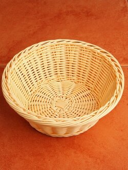 PBB-42 ตะกร้าพลาสติกสาน แบบกลม