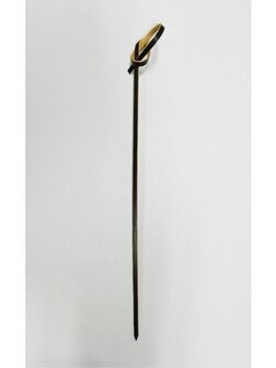 WCP32 ไม้จิ้มค็อกเทลหรือไม้บาร์บีคิวสีดำแบบดาบ 15ซม.