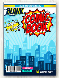 สมุดวาดการ์ตูน Blank Comic Book 9