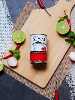 SIAM FIS 罐装鱼 - 番茄酱鲭鱼，155 克 | SIAM FIS Canned Fish - Mackerel in Tomato Sauce, 155 g