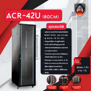 รีวิวประกอบตู้แร็ค Apollo ACR 36U และ 42U แบบ 4 ชิ้น สำหรับระบบกล้องวงจรปิดCCTV ระบบNETWORK