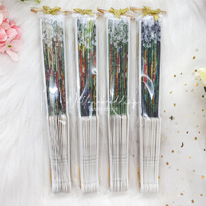 พัดหลุยส์ (รัดลวด) ติดโบว์