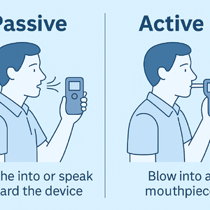 โหมด Passive และ Active เครื่องวัดแอลกอฮอล์ ต่างกันอย่างไร? เลือกแบบไหนให้เหมาะกับองค์กรของคุณ
