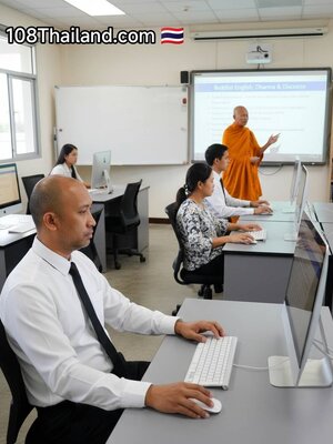 คฤหัสถ์ (ฆราวาส) สามารถเข้าศึกษาในวิทยาลัยสงฆ์หรือมหาวิทยาลัยสงฆ์ในประเทศไทยได้