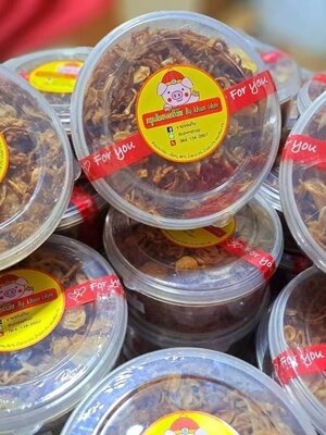 หมูเส้นกรอบไร้มัน ( ขนาด 250 กรัม)